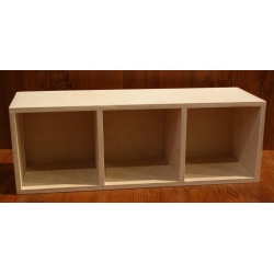 Półka 49x17x15,8cm np.na CD , pojemnik z przegrodami
